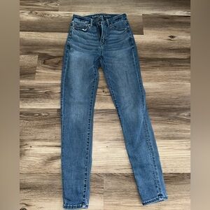 American Eagle Outfitters Women's Skinny Jeans - Blue Wash
